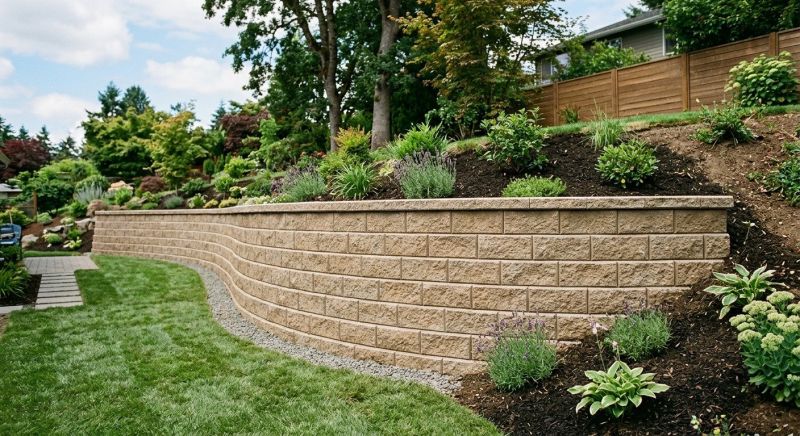 Block Retaining Wall Installation in Ventura County, CA