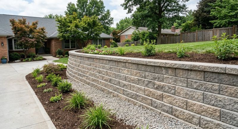 Block Retaining Wall Installation in Vero Beach, FL
