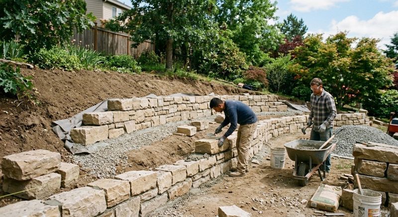 Hardscape Wall Construction in Ventura County, CA