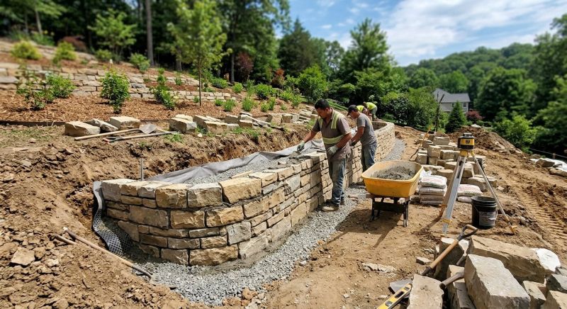Hardscape Wall Construction in Orlando, FL