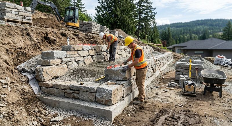 Hardscape Wall Construction in Volusia County, FL