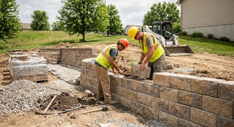 Hardscape Wall Construction in Napa, CA