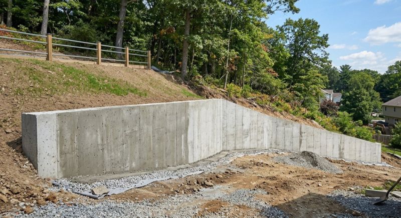 Retention Wall Construction in Pasco County, FL