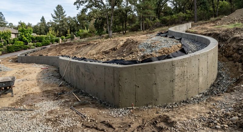 Retention Wall Construction in Tampa, FL