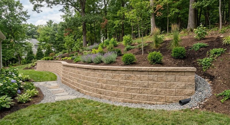 Retention Wall Installation in Brevard County, FL
