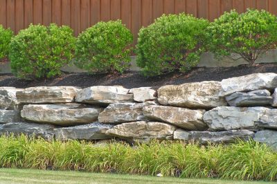 Stone Retaining Wall!